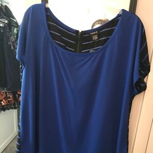 Torrid Blue & Black Hi Low Top
